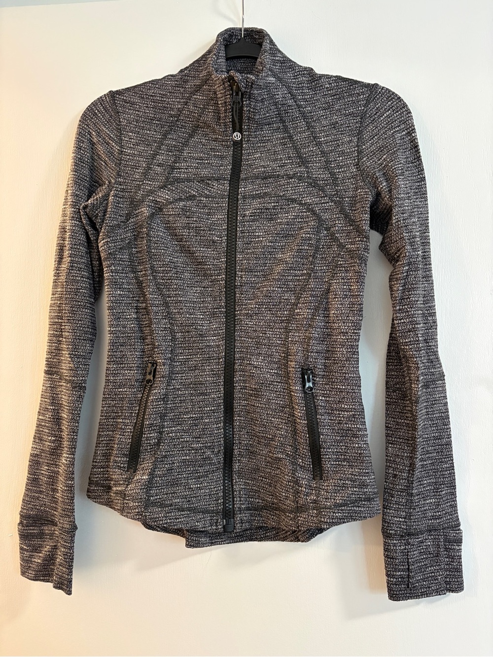 Lululemon 4 Define Dark Grey Zip Jacket